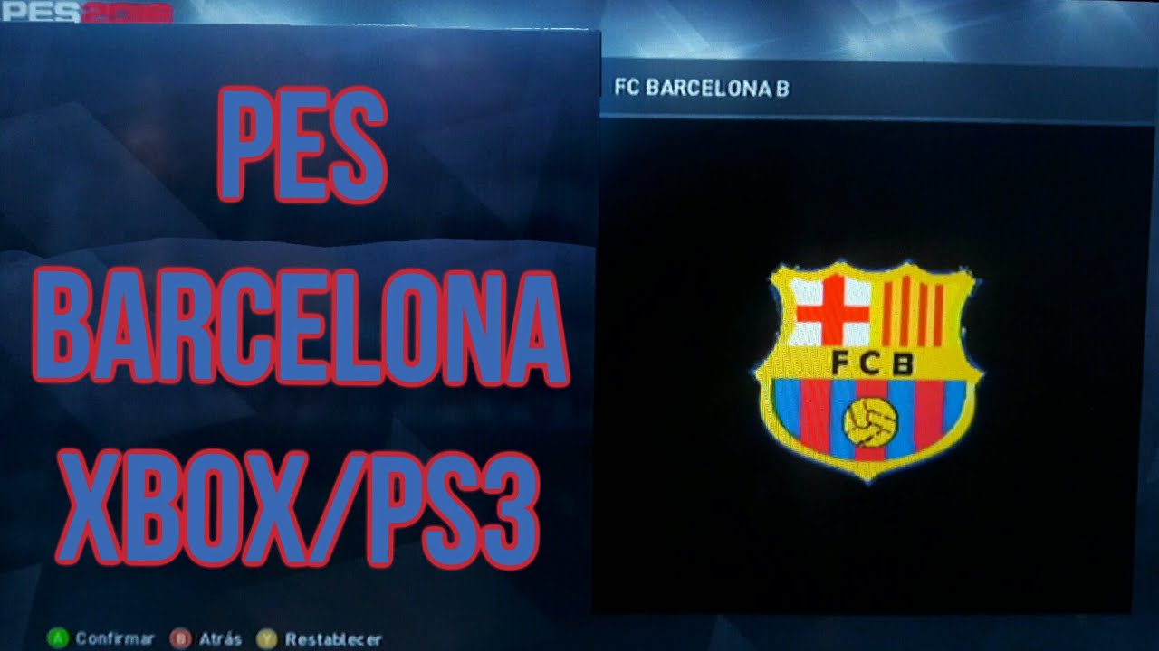 Crear FC Barcelona - PES - SPORTS GAMES TUTORIALS