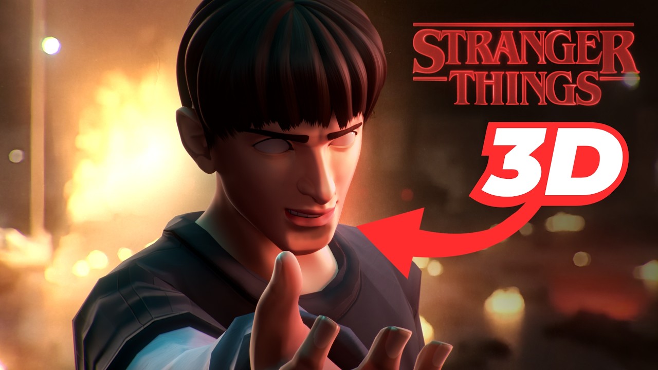 Stranger Things 5 but it's 3D Animated!