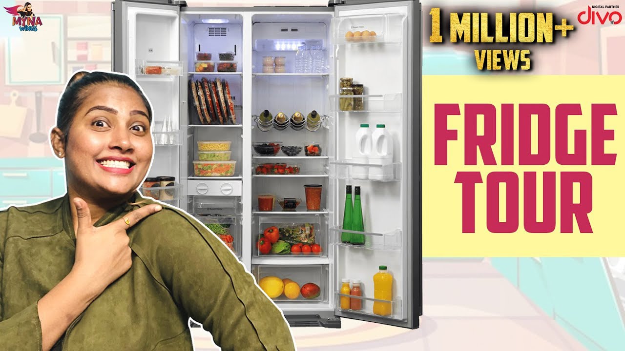Myna Nandhini Fridge Tour Vlog | Myna Wings