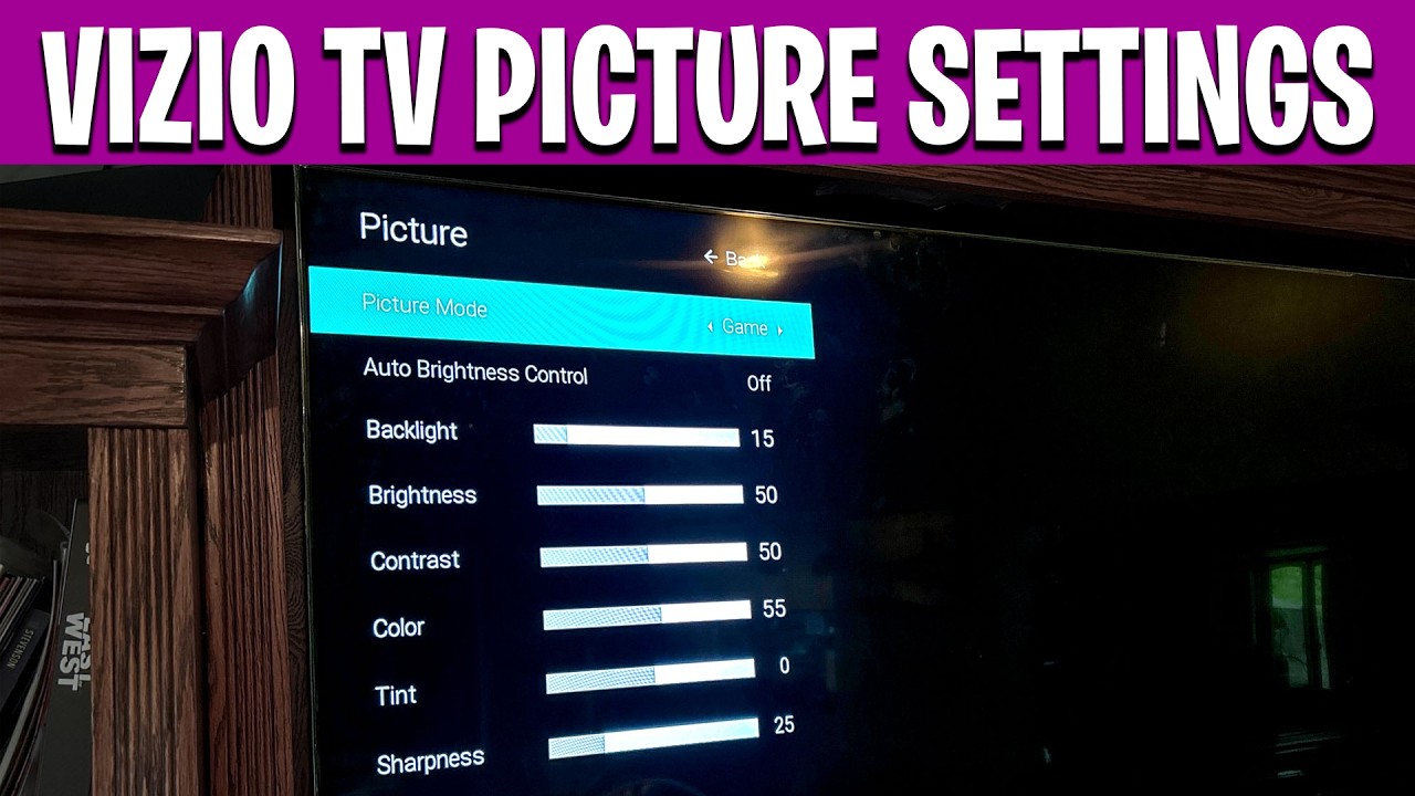 Настройки изображения на телевизоре Vizio &mdash; Оптимальное качество изображения для каждой комнаты и...