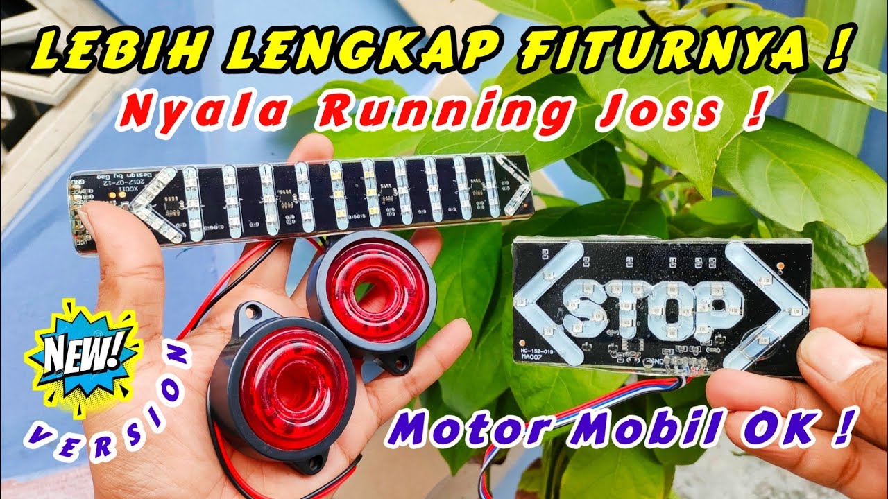 Terbaru ! LED Custom Variasi 12V RUNNING LIGHT Bisa Motor Mobil, Lebih Komplit ! So Cool Binggit.