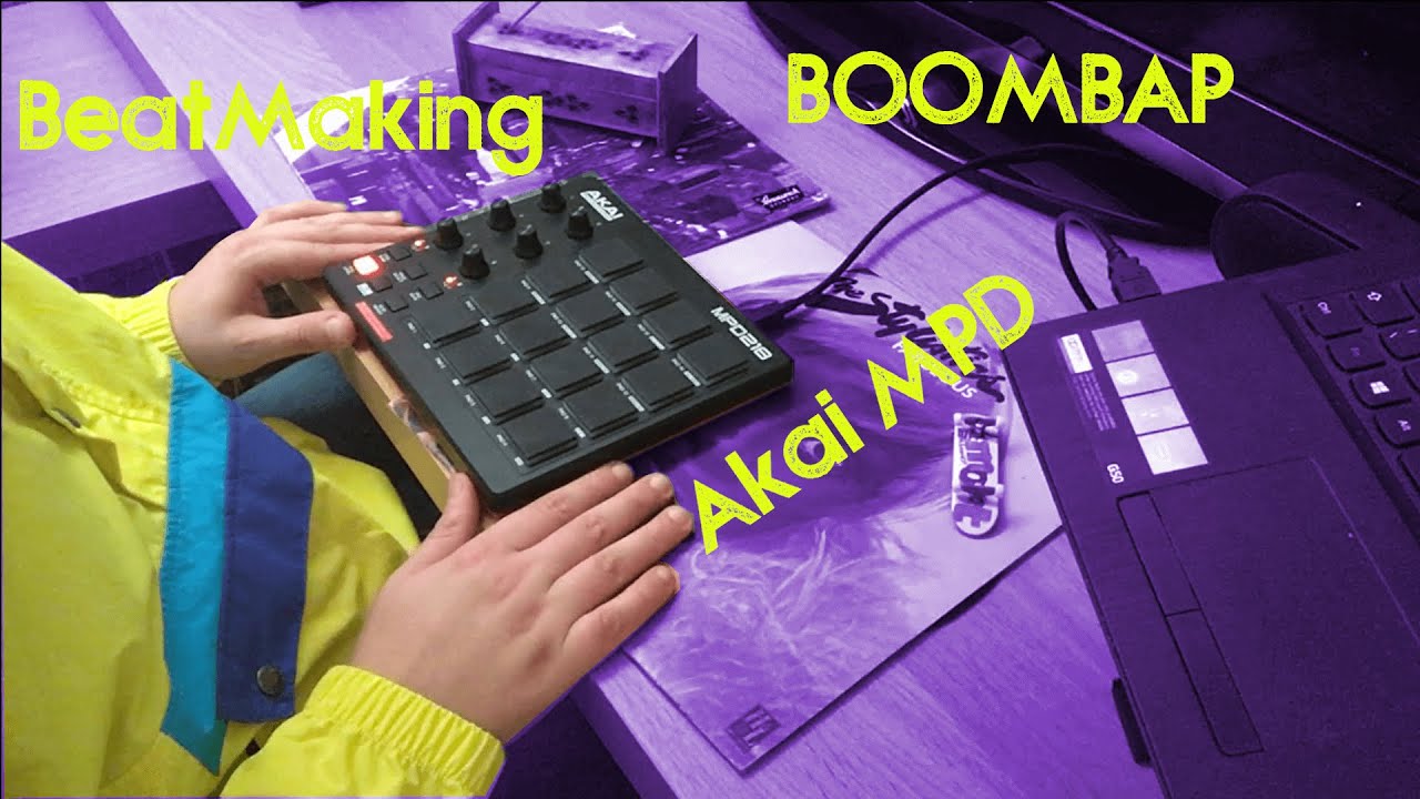 Making a Boombap beat on the Akai MPD
