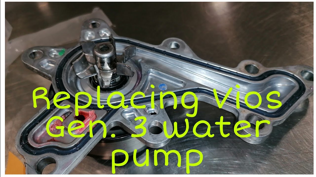 Water pump vios replaced//REJ VLOG