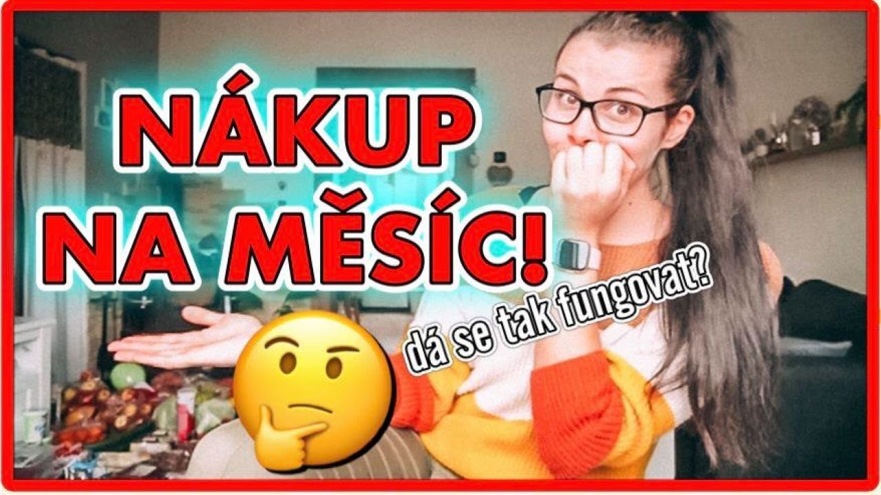 NÁKUP NA MĚSÍC!!! sleduj Dureks family
