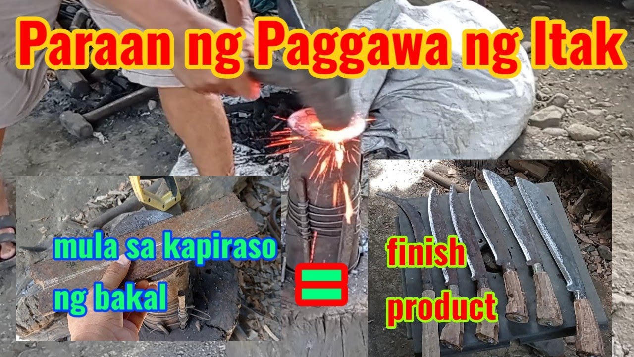 Ang Panday || Paraan Ng Paggawa Ng Itak || Buhay Probinsya