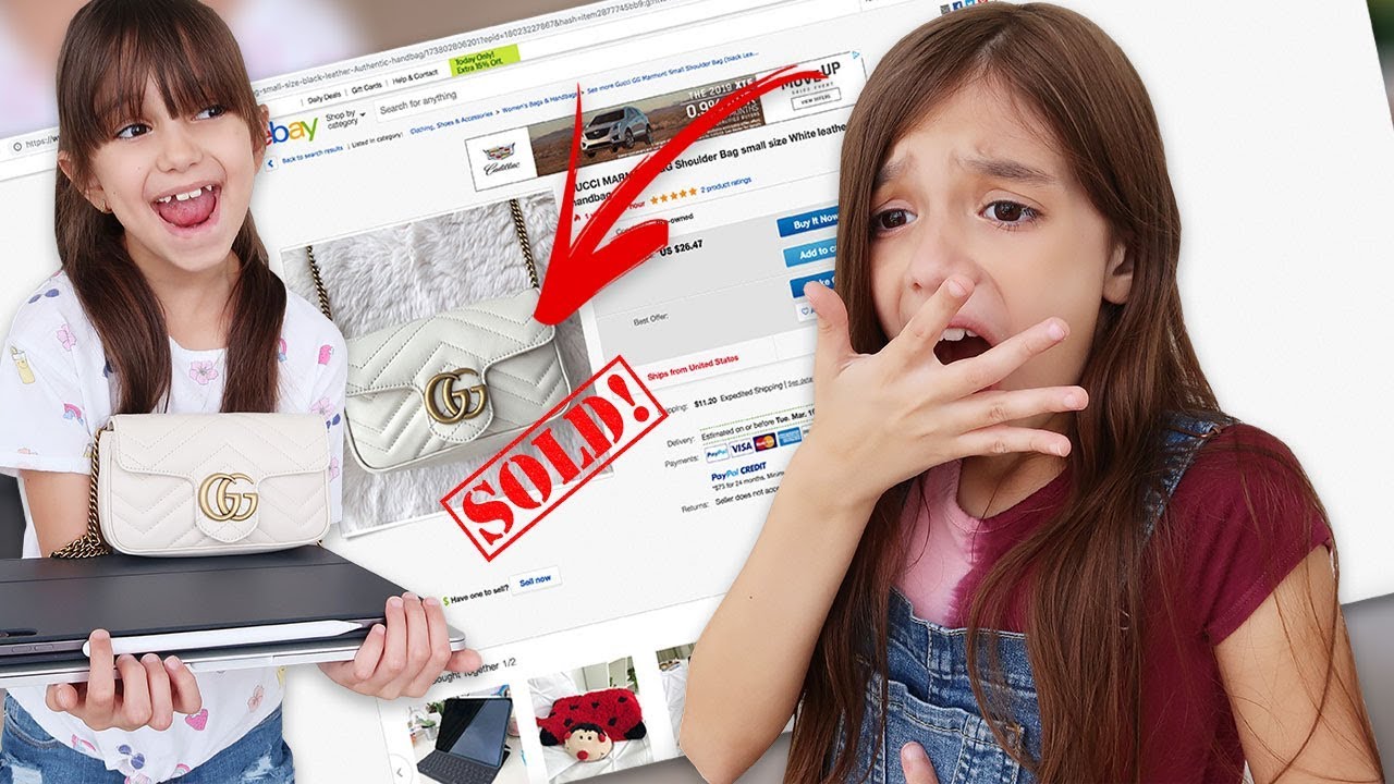 I SOLD My Sister's GUCCI and iMac Pro on Ebay PRANK! | Emily and Evelyn