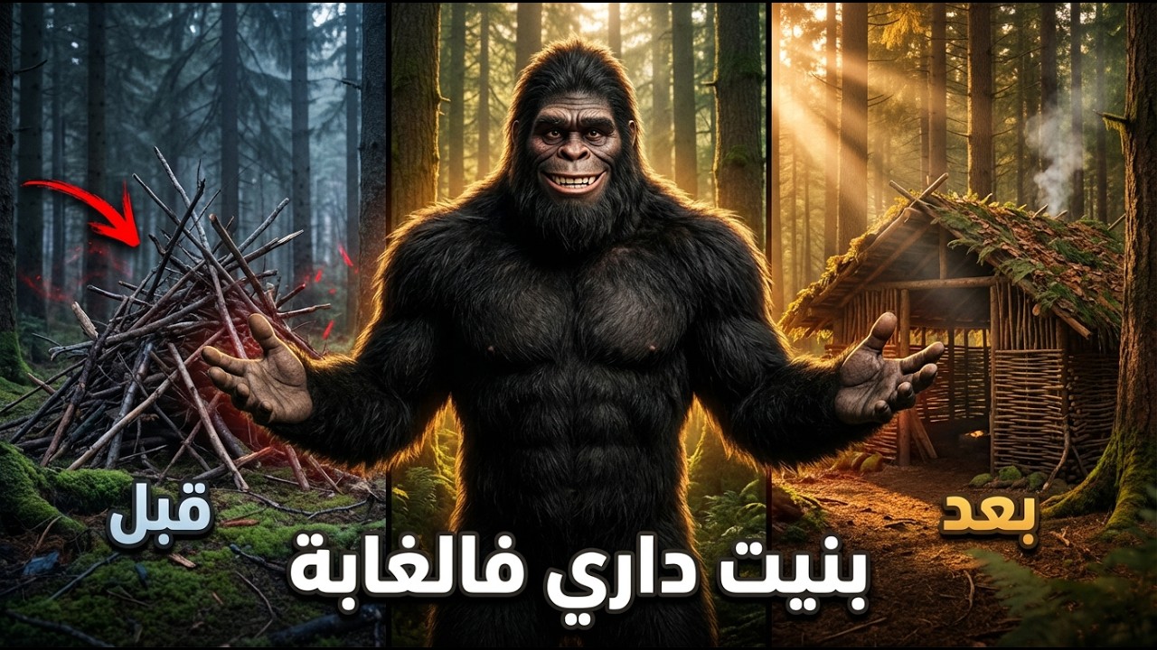 بوغابة بنى داره فالغابة بيديه… من الصفر حتى السكنى #المغرب #ضحك #عسيلة #اكسبلور #ذكاء_اصطناعي 
