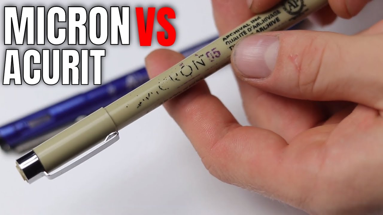 Technical Pen Comparison | Pigma Micron Vs Acurit