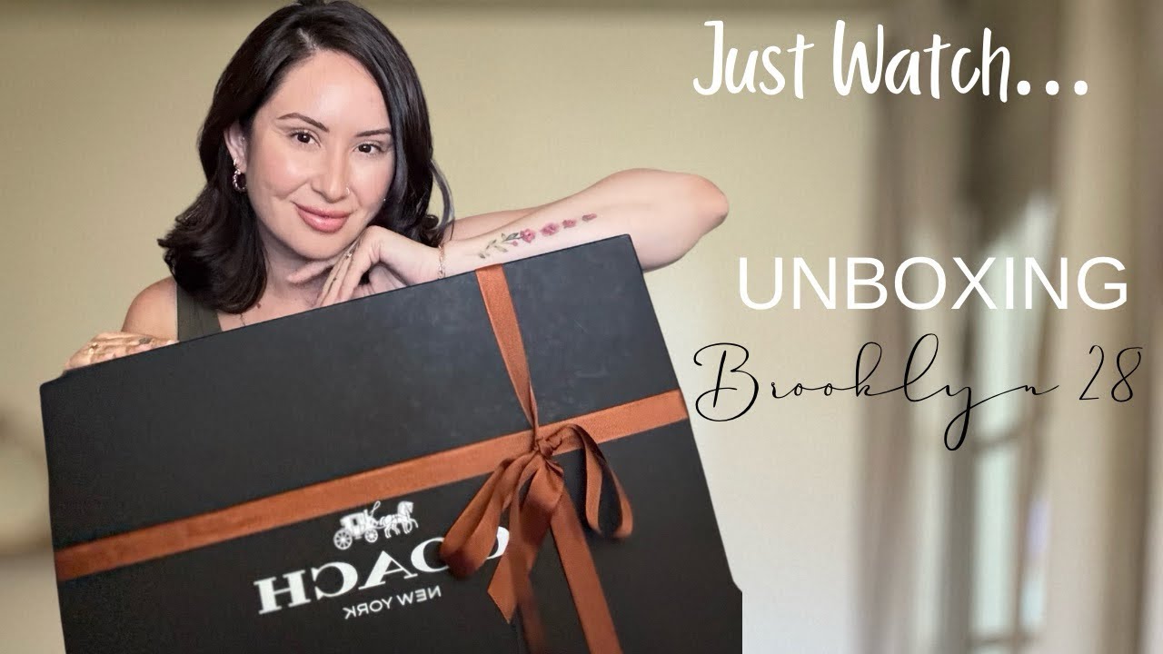 Lets unbox my COACH Brooklyn 28 |Just Watch EP.4 #coach