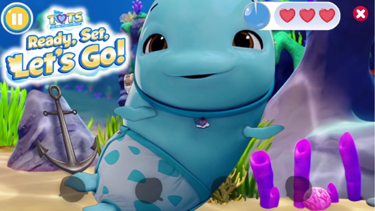 NEW! Help Pip and Freddy Find Donny the Dolphin | Disney Junior TOTS Ready Set Let's Go Game | TOTS