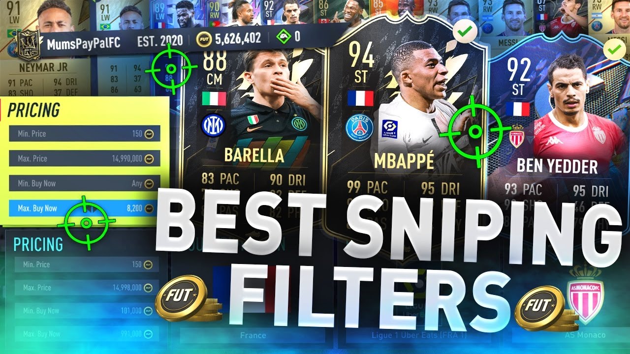 These Sniping Filters are Insane.. 😍 (FIFA 22 BEST SNIPING FILTERS TO MAKE COINS)
