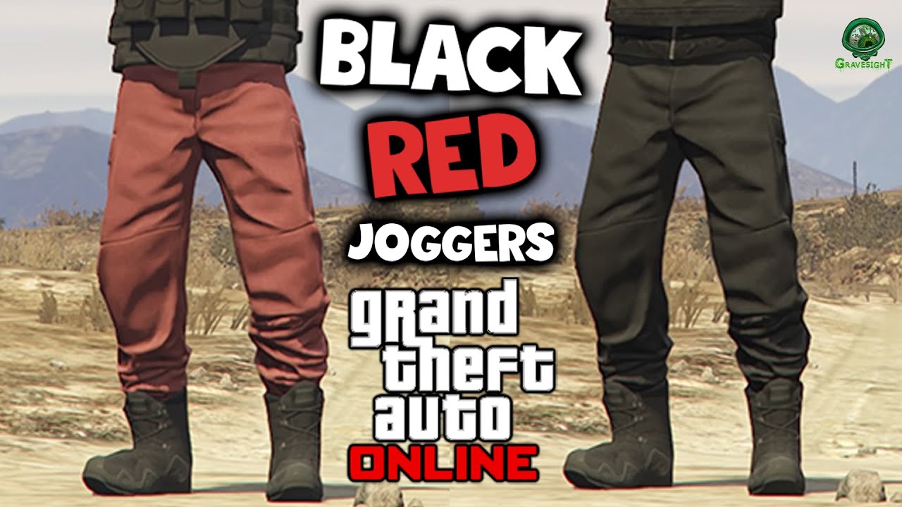 GTA Online | Black & Red Joggers Glitch – Easy Outfit Tutorial