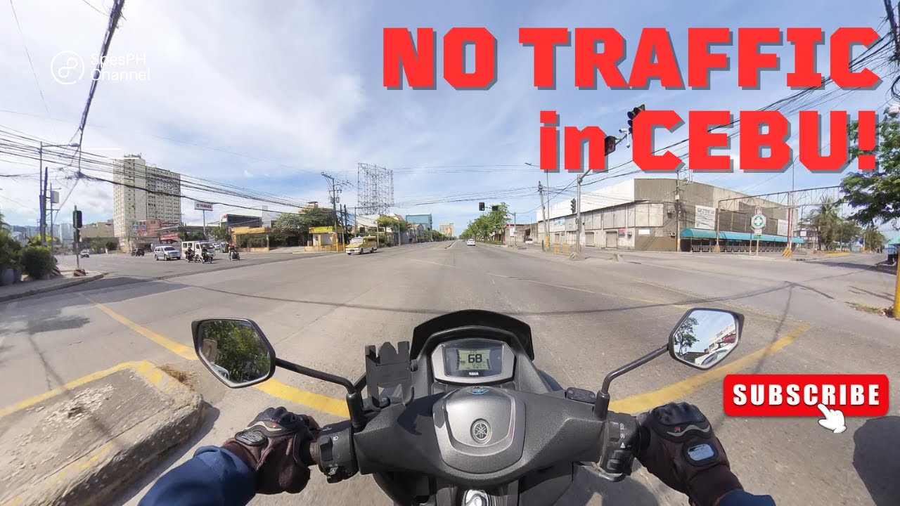 Cebu Holiday | No Traffic, Empty Streets Like a Ghost Town | 4K Motorcycle POV | Driving Tour