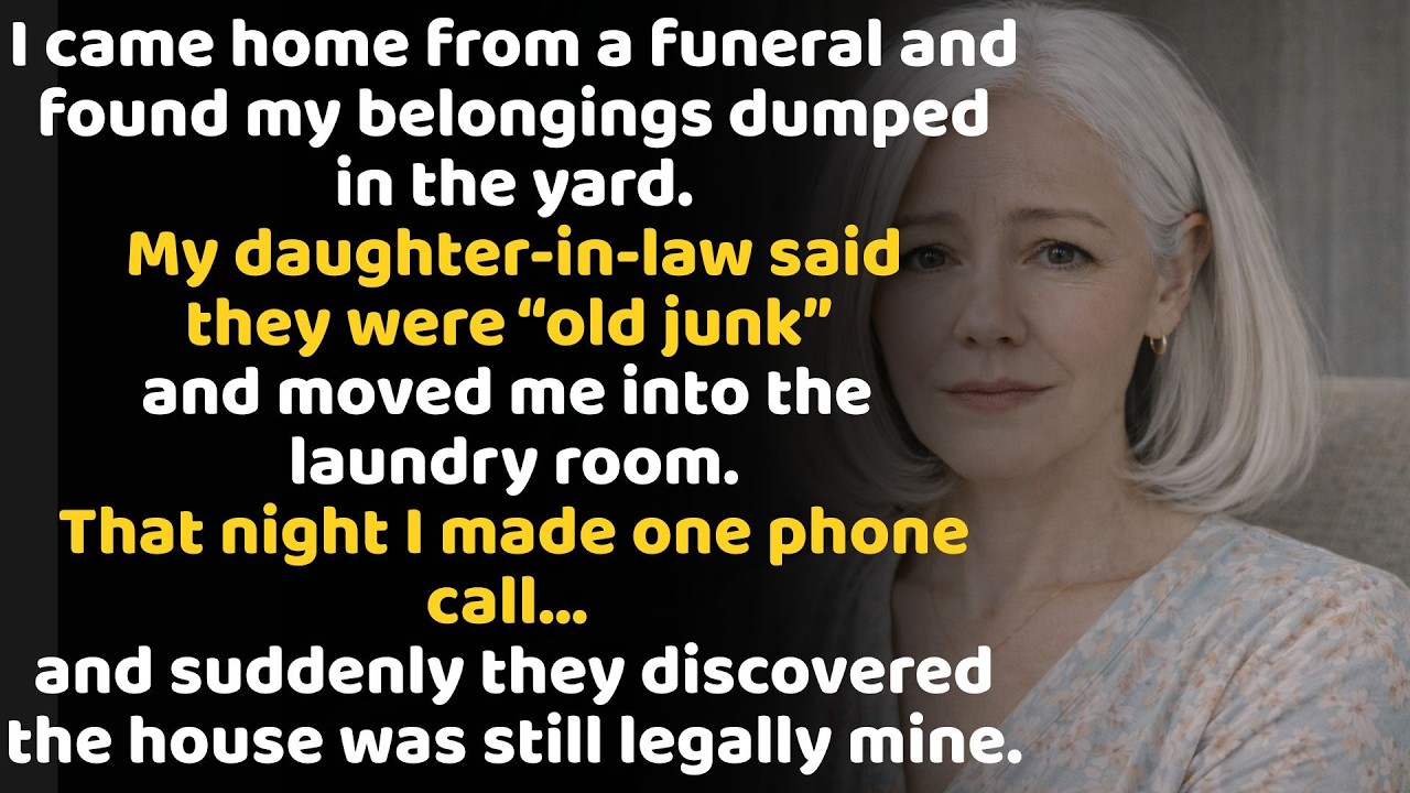 Daughter-In-Law Tossed My Belongings Into The Garden Calling Them Trash. I Showed Her Who Is Boss…