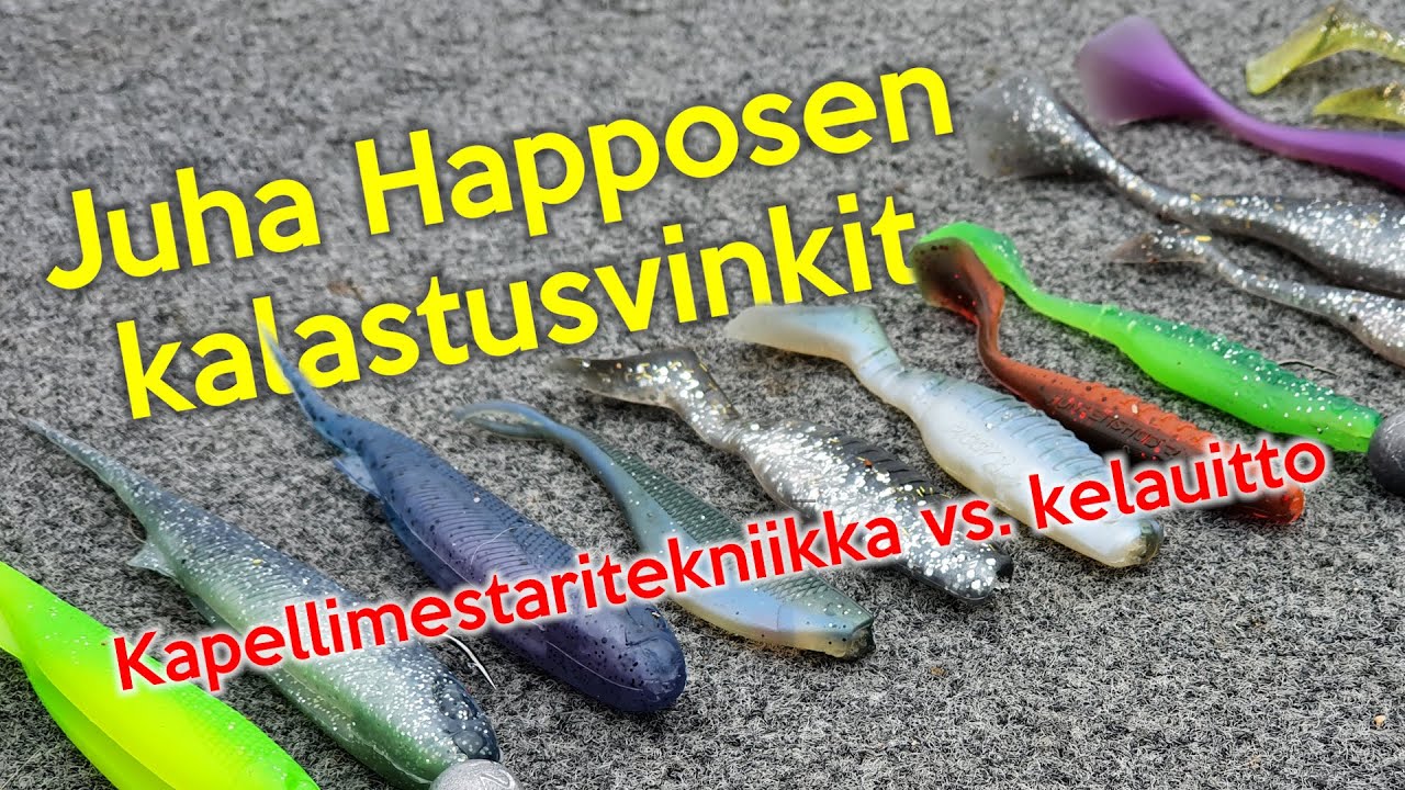Juha Happosen kalastusvinkit   Kapellimestaritekniikka vs  kelauitto. Kuvaus:Antti Harju