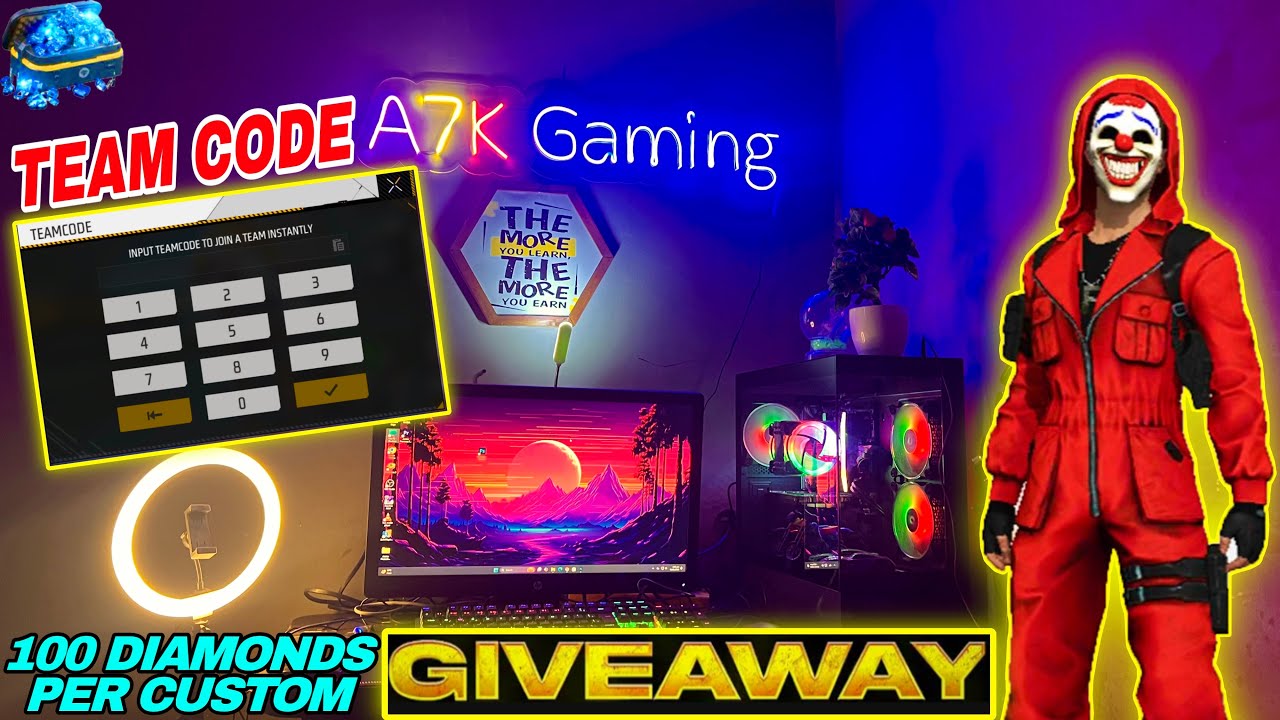 GIVEAWAY KING IS BACK | A7K GAMING LIVE | GARENA FREE FIRE