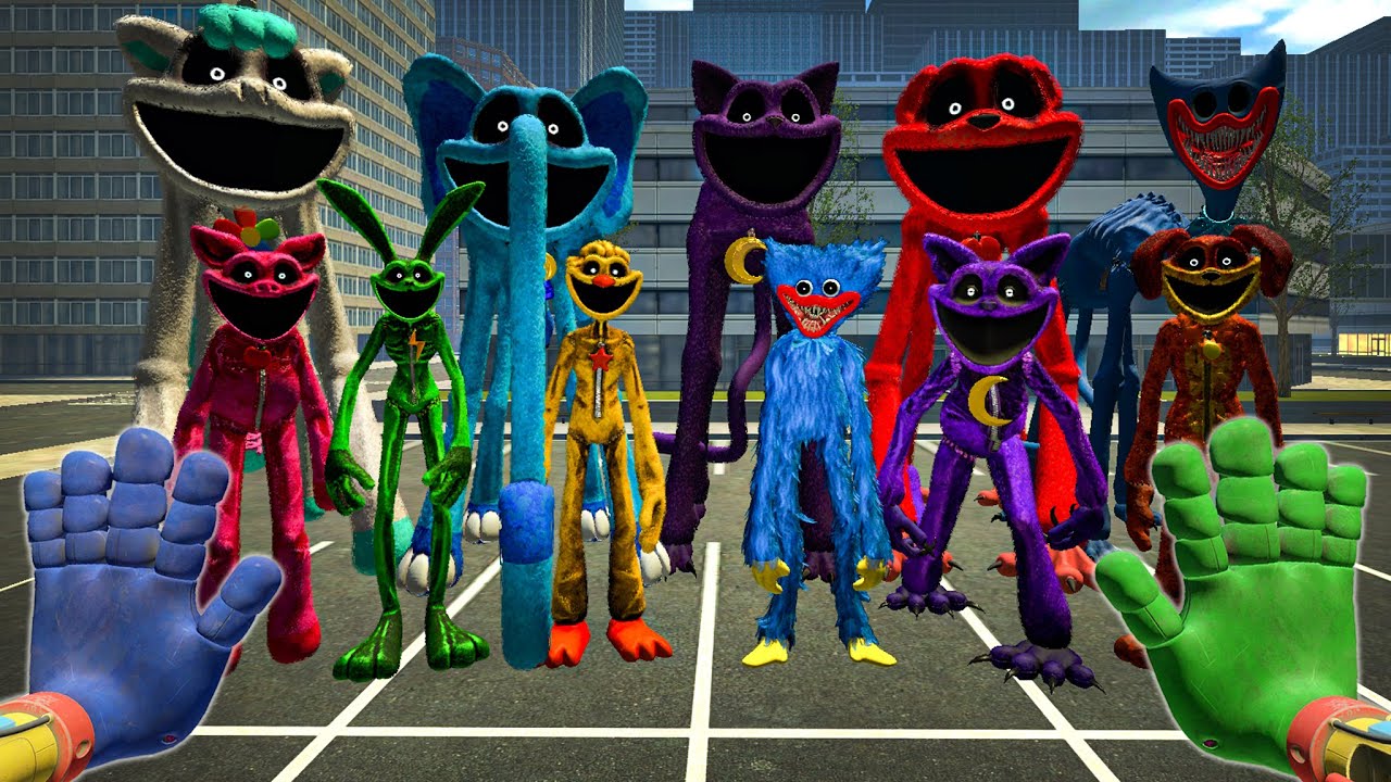 Surviving All Poppy Playtime Monsters in the Golden City in Garry's Mod! | EP 1