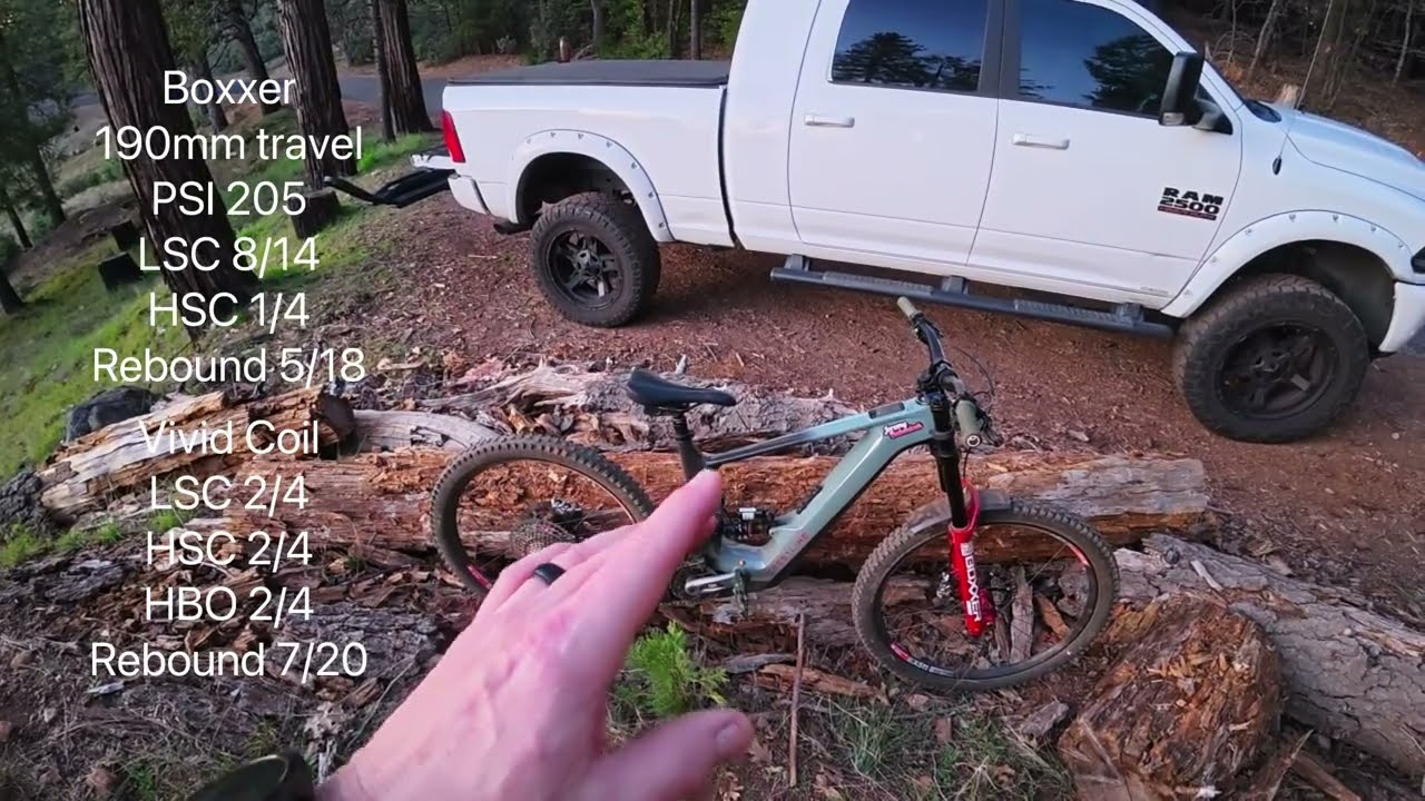 Crestline S180 Setup &ndash; RockShox Boxxer & Vivid Coil Performance Run #crestlinebikes #rockshox #emtb