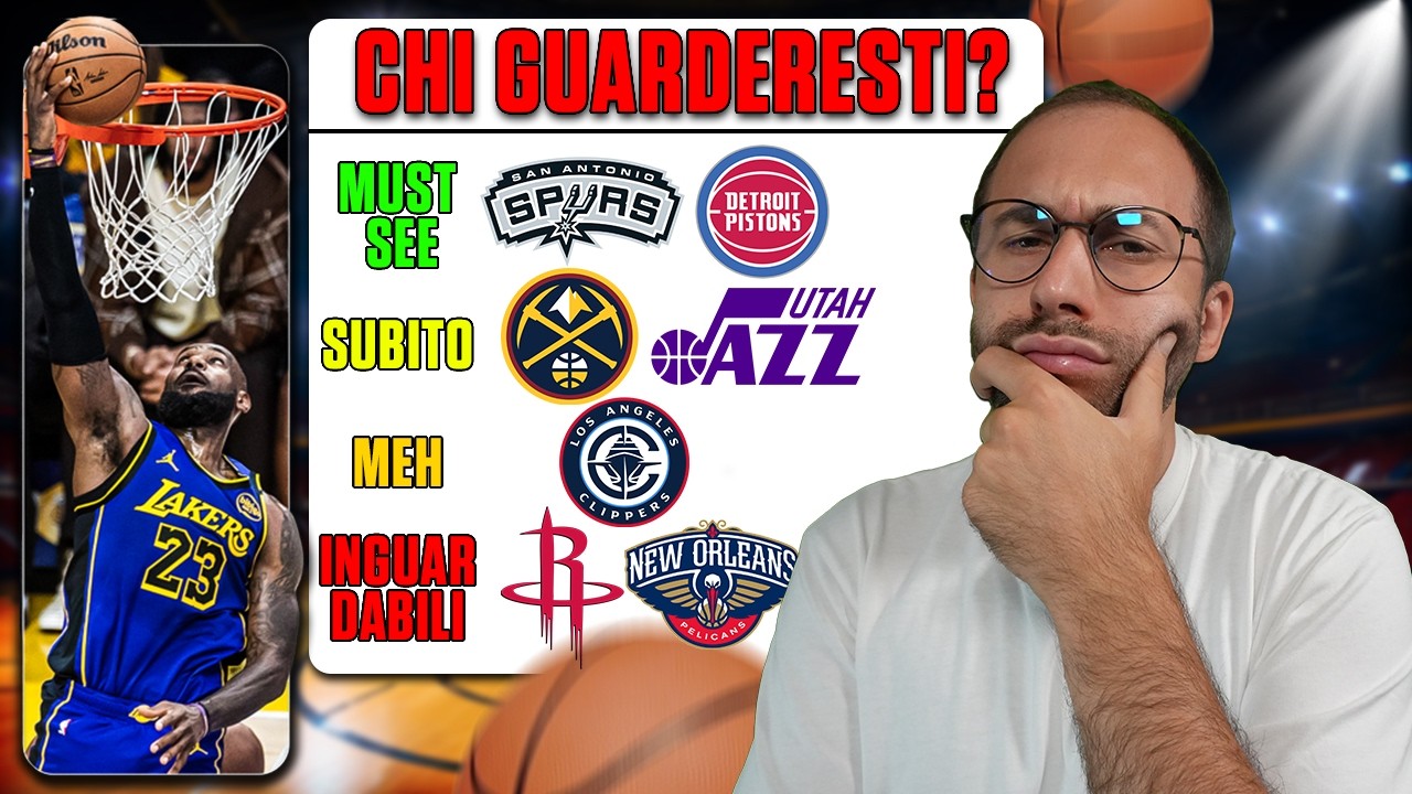 QUALE SQUADRA NBA GUARDERESTI!? ECCO LA NOSTRA TIER LIST (abbiamo litigato.)