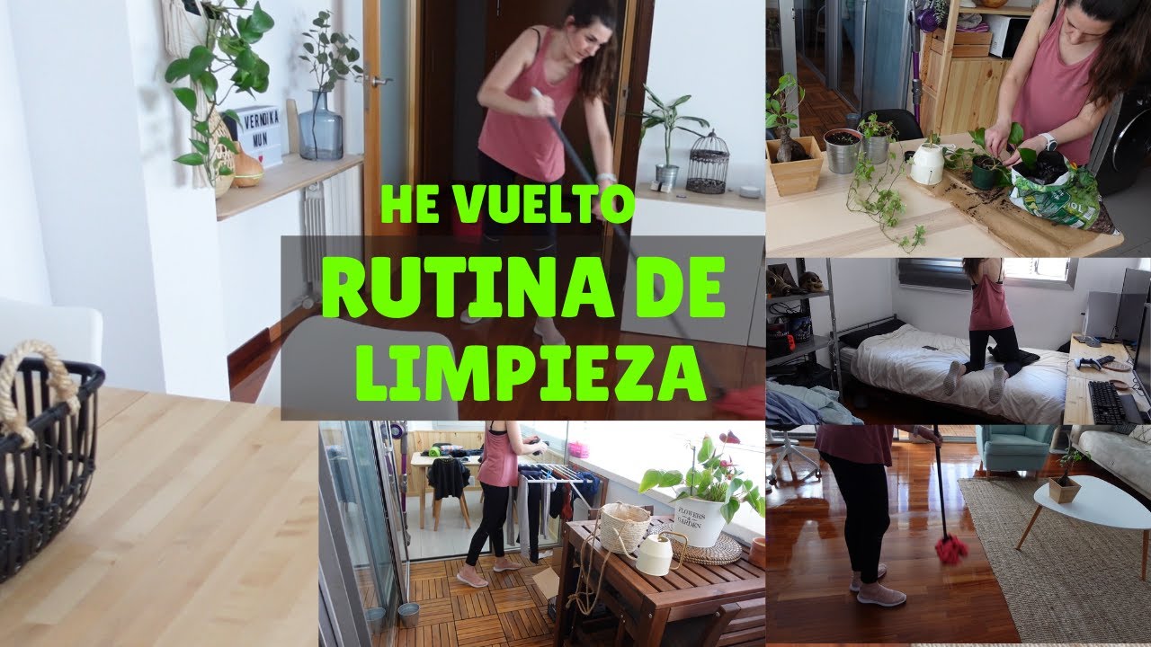Rutina de limpieza 🧽 HE VUELTO💪
