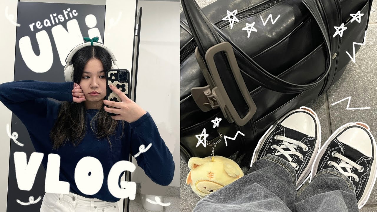 🖇️ realistic nz uni vlog (early lectures, long uni days, friends + food)