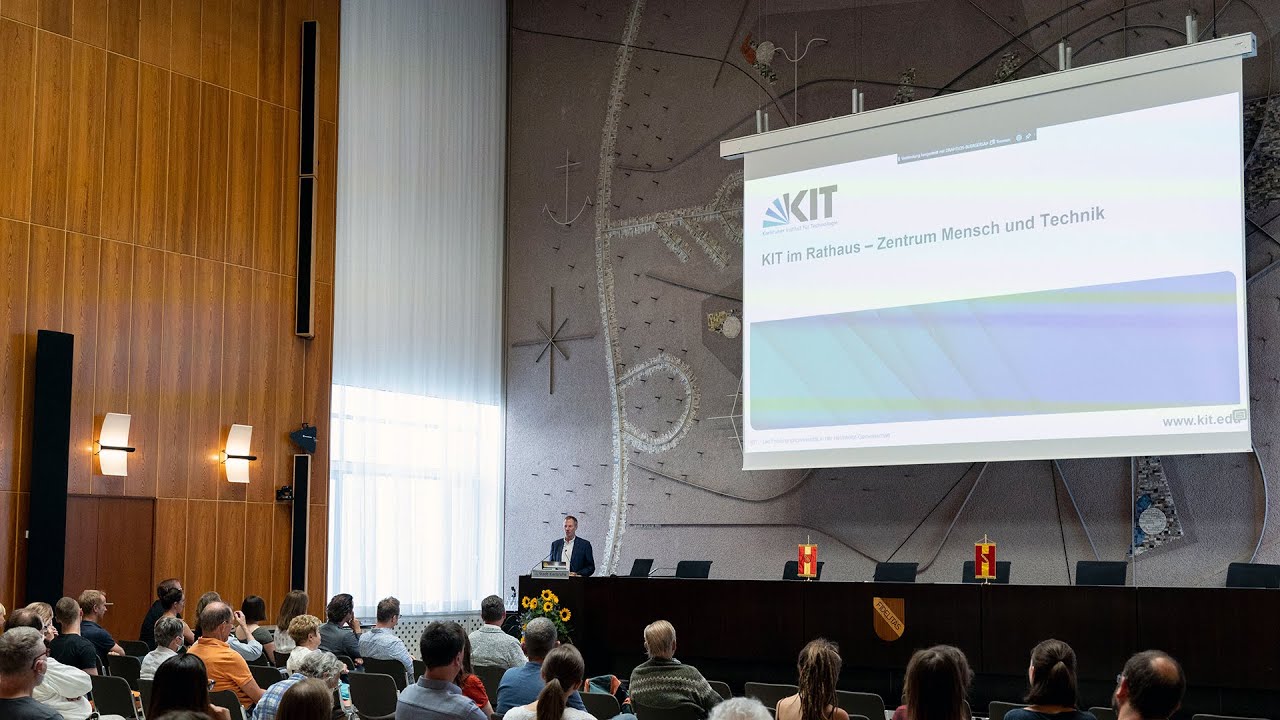 KIT im Rathaus - Gru&szlig;wort von Dr. Albert K&auml;uflein und Prof. Dr. Oliver Kraft