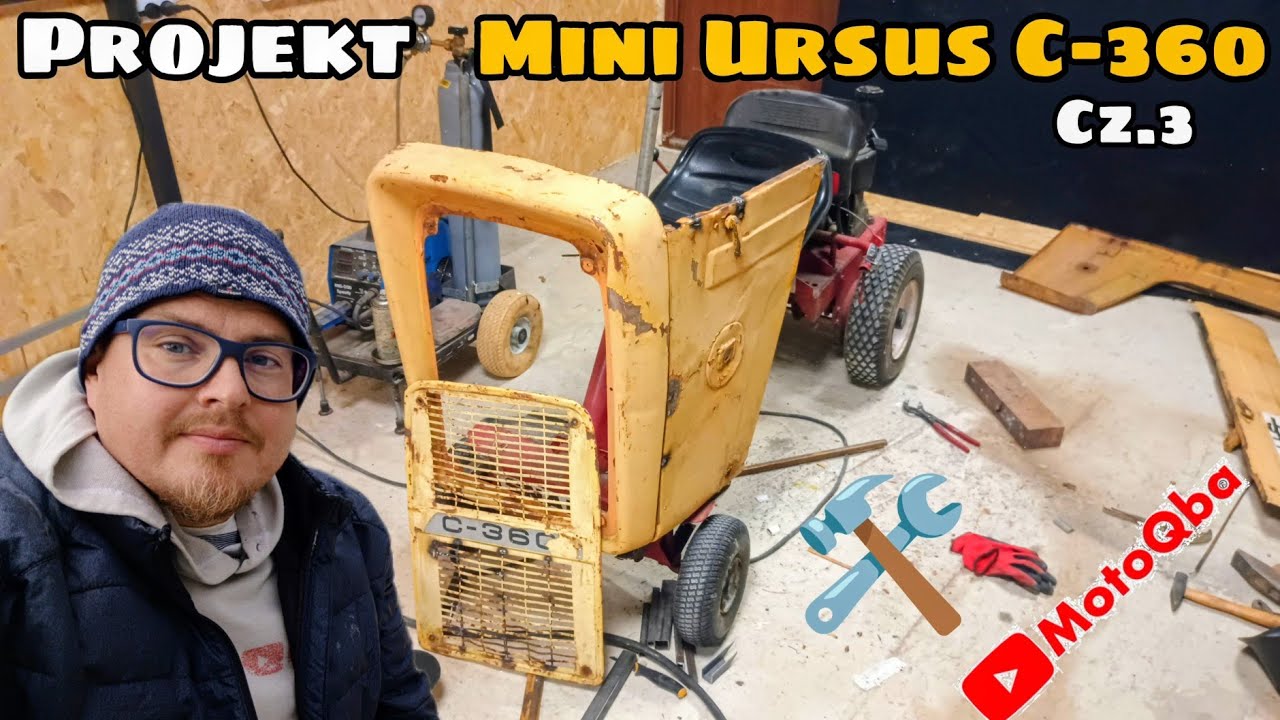 MINI Ursus c-360 cz.3 RUSZYŁA BUDOWA 🛠️ #traktor #ursus #MotoQba #c360 