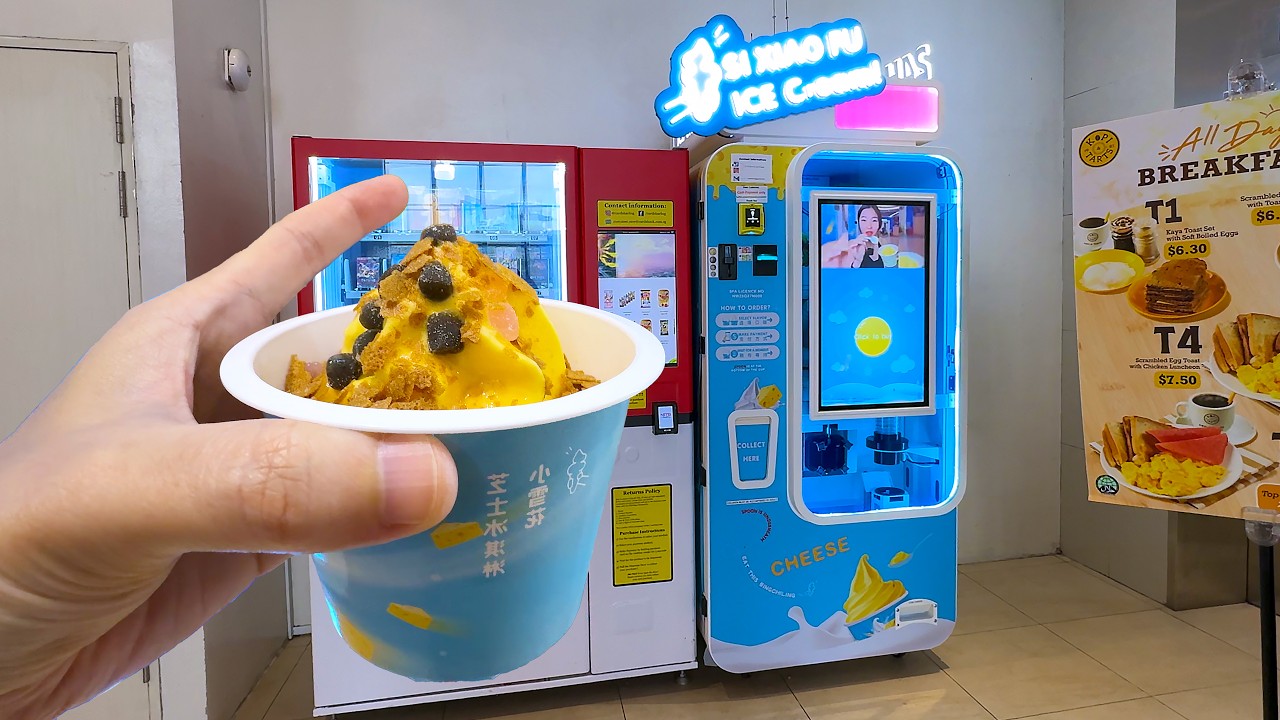 Ice Cream Sundae Vending Machine