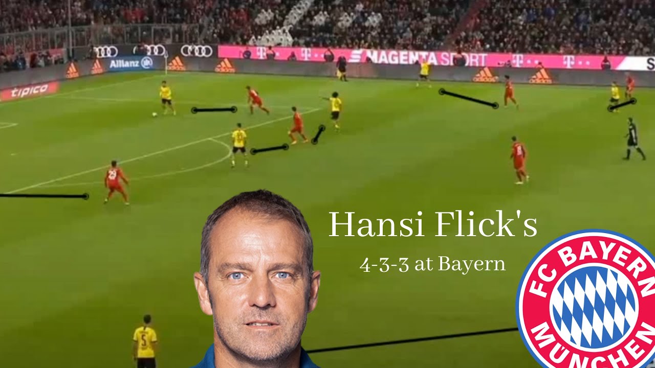 Bayern Munich's new 4-3-3 tactics under Flick | FC Bayern Munich vs Borussia Dortmund