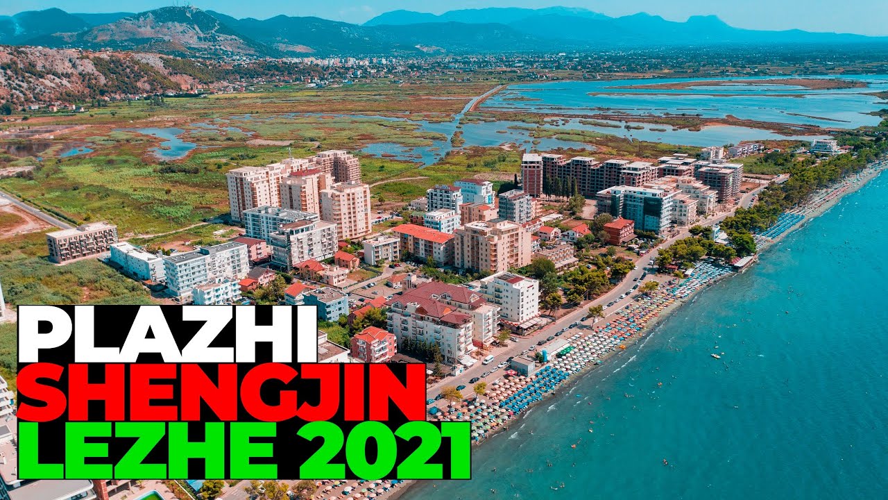 SHENGJIN BEACH - SHENGJIN 2021, LEZHE | 4K DRONE VIDEO, ALBANIA 2021