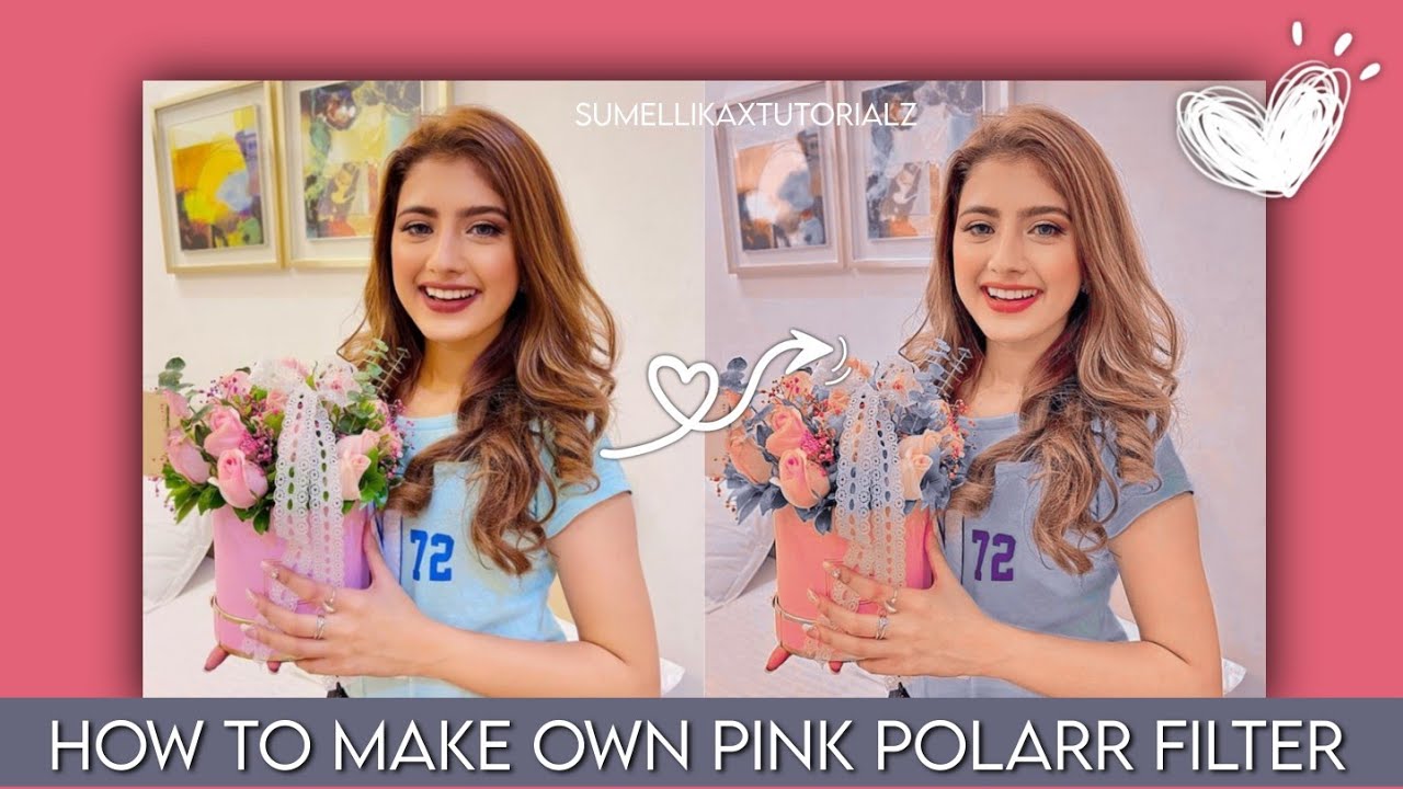 How to make own pink polarr filter | by Sumellikaxtutorialz ✨