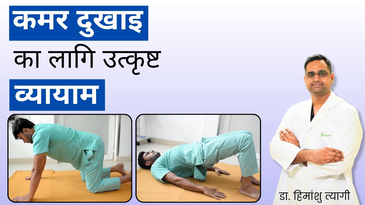 कमर दुखाइका लागि उत्कृष्ट व्यायाम | Best Exercises for Back Pain in Nepali