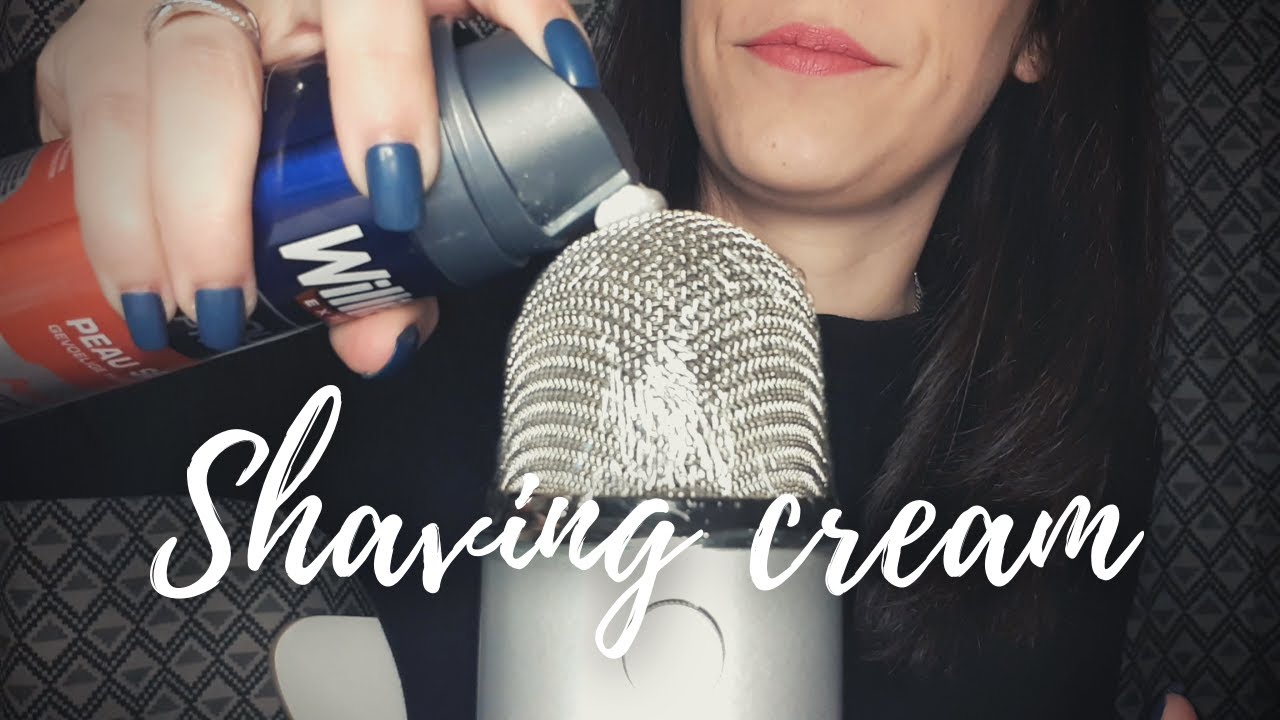 ASMR ~ SHAVING CREAM IN YOUR EARS ~ SLOW & FAST ~ NO TALKING