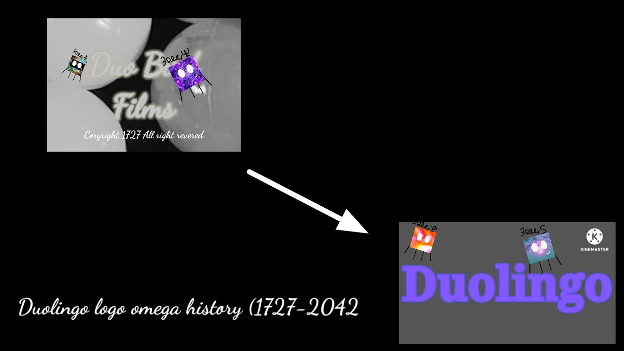 Duolingo logo omega history (1727-2042)