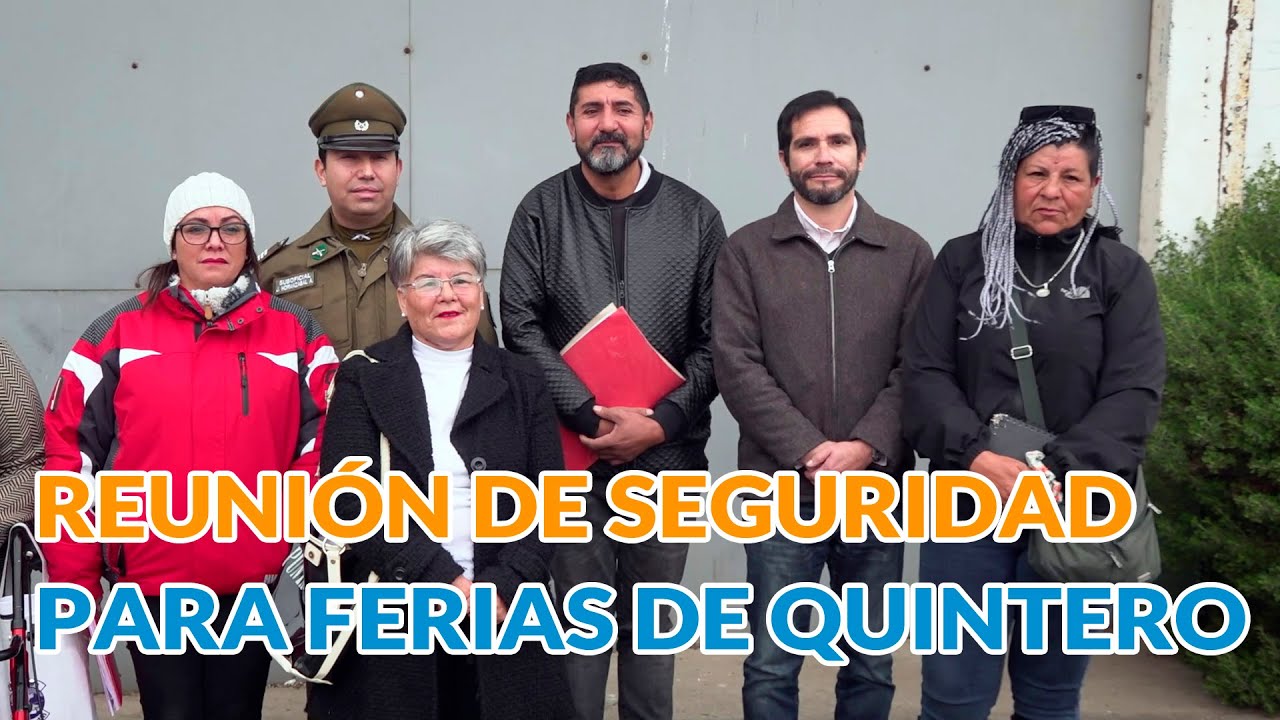 Reuni&oacute;n De Seguridad Para Ferias De Quintero