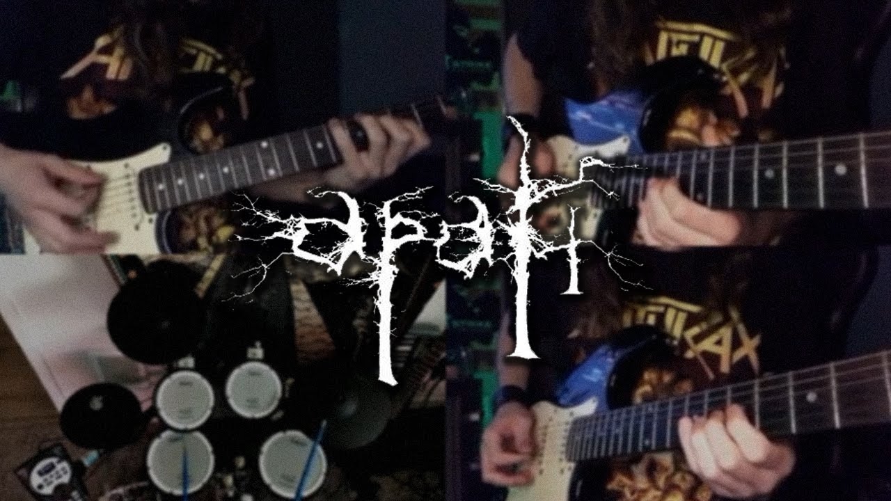 Apati - Syndafloden [DSBM] (Drum & Guitar cover) ft. @drumming_with_AS