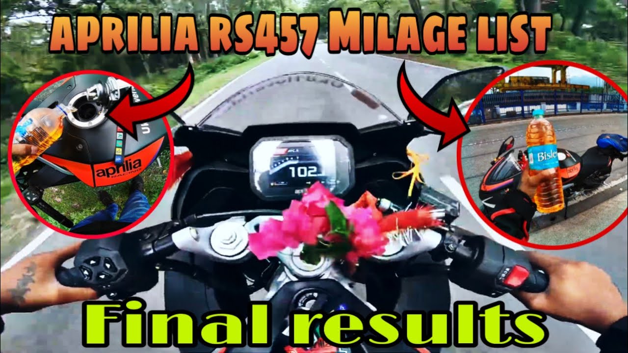 Mileage test(Aprilia rs457 ) 1 litre patrol mai Kitane chalti hai ? ￼#uk01loverider