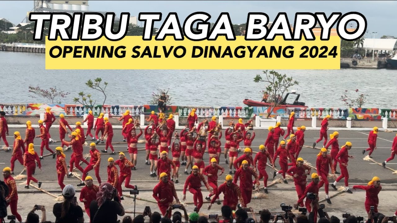 TRIBU TAGA BARYO -OPENING SALVO DINAGYANG 224 #dinagyang2024
