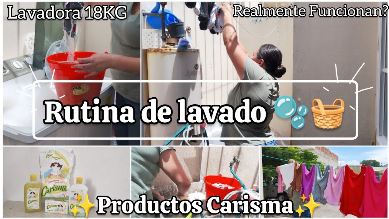 RUTINA DE LAVADO DE ROPA🫧✅|PRODUCTOS CARISMA✨|ME GUSTARON❓|Diana EsquivelYT ✨