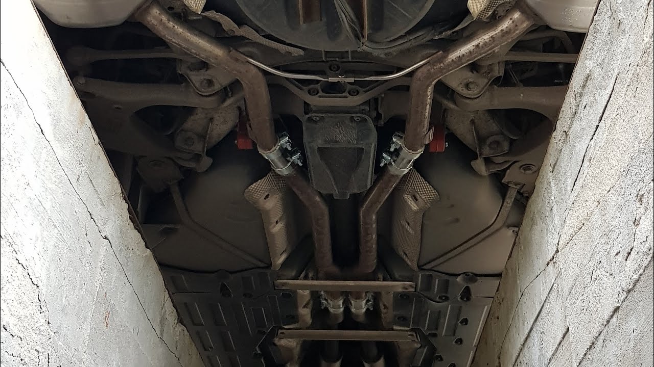 Audi A8 D3 2003 4,2B kastracja środkowego tłumika cz. 3/3