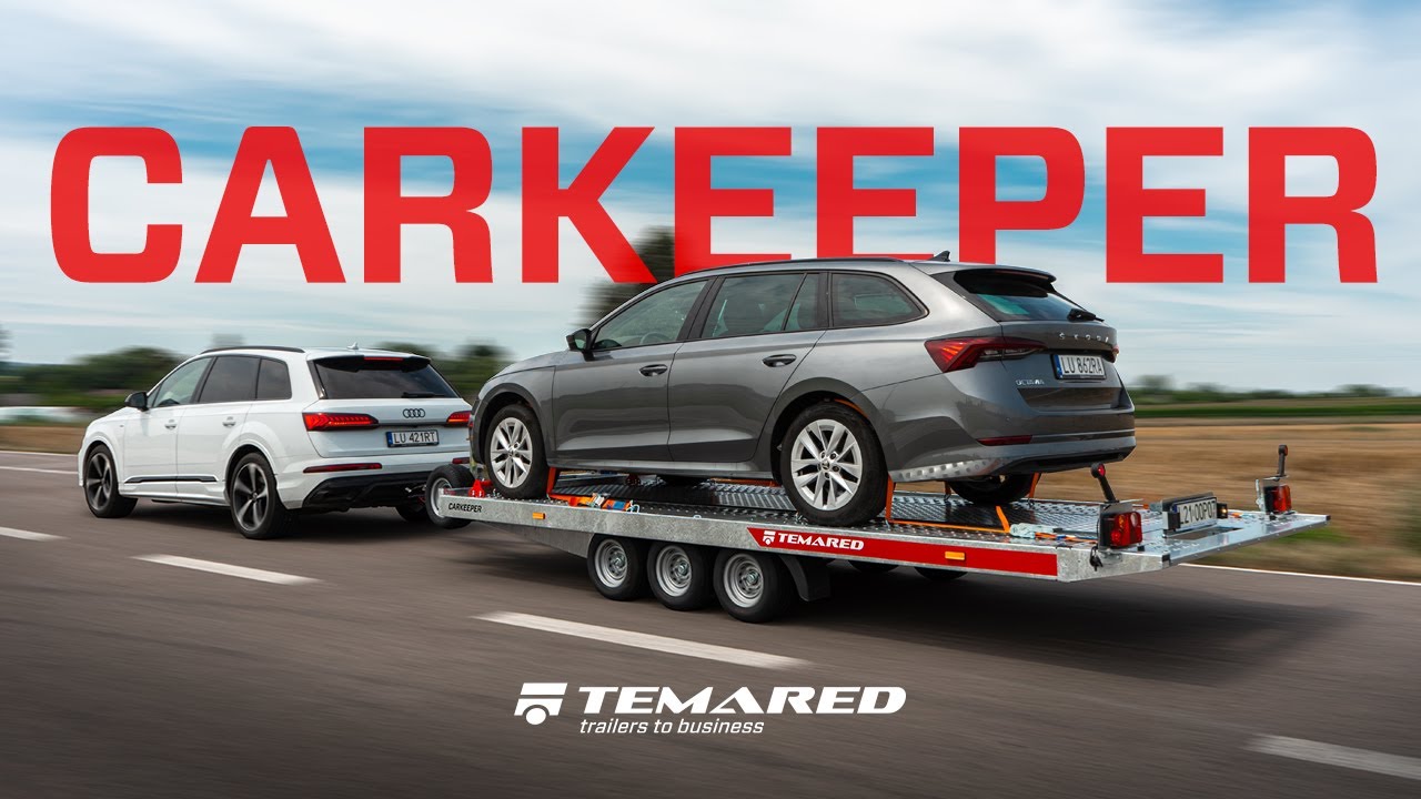 Przyczepa TEMARED CARKEEPER 4820/3 3,5T &ndash; Tw&oacute;j mobilny partner w biznesie