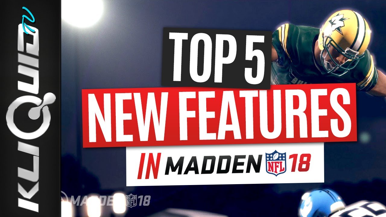 MADDEN 18 GAMEPLAY FEATURES | The Top 5 NEW FEATURES We Learned at EA Play! MADDEN 18 WEEKEND LEAGUE