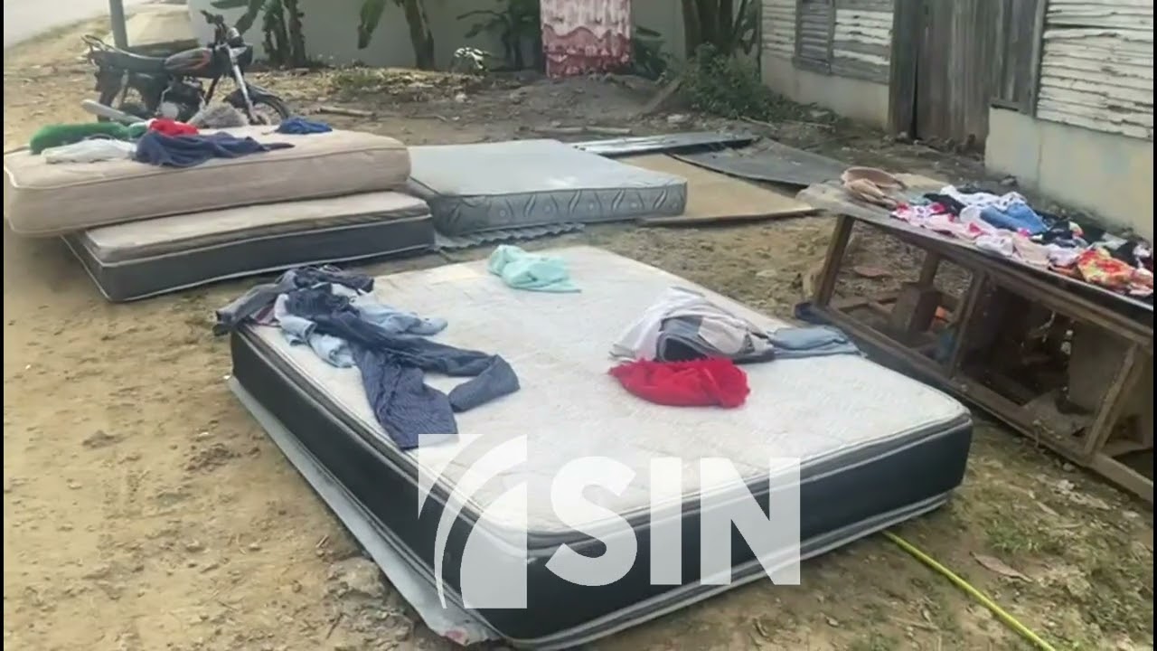Familias inician recuperación tras inundaciones en María Trinidad Sánchez