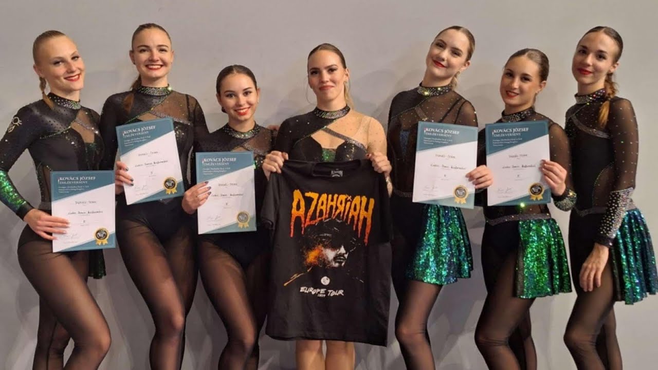DUMÁS -TEAM, Acrobatic Rock And Roll, Small Formation Ladies 2024.10.20. Budapest Országos Verseny