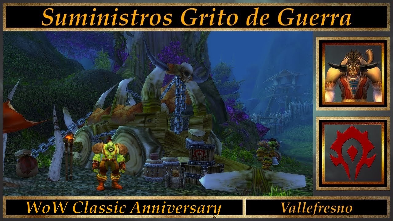 Suministros Grito de Guerra // World of Warcraft 20th Anniversary
