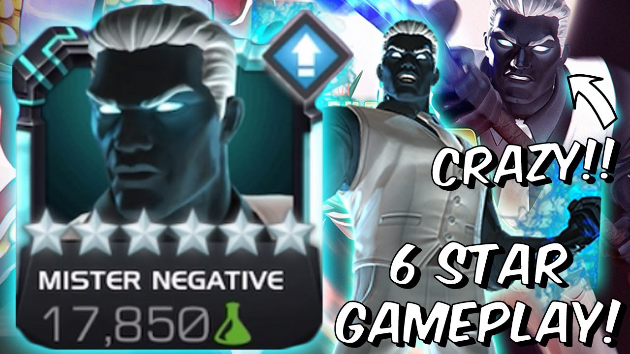 6 Star Mister Negative First Look & Gameplay! - A CRAZY PLAYSTYLE!!! - Marvel Contest of Champions