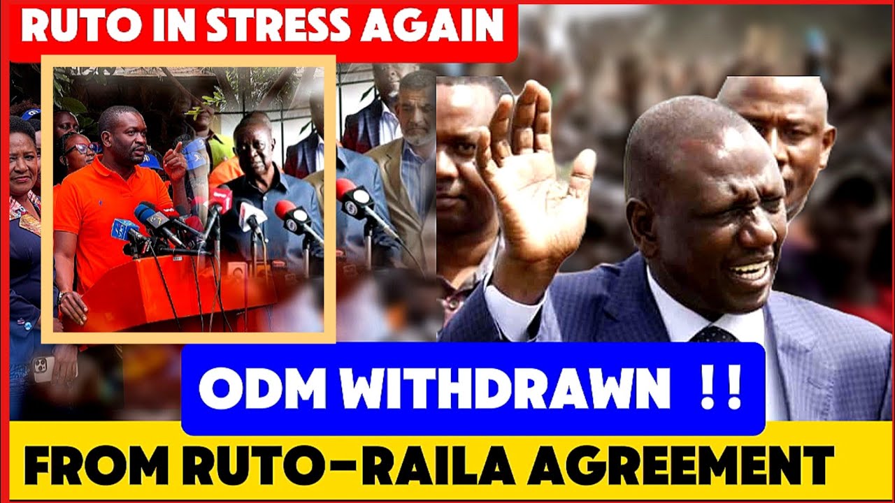 RUTO IN STRESS AGAIN AS ODM PARTY SET TO JOIN SIFUNA & FILL A PRESIDENTIAL CANDIDATE SEAT 2027