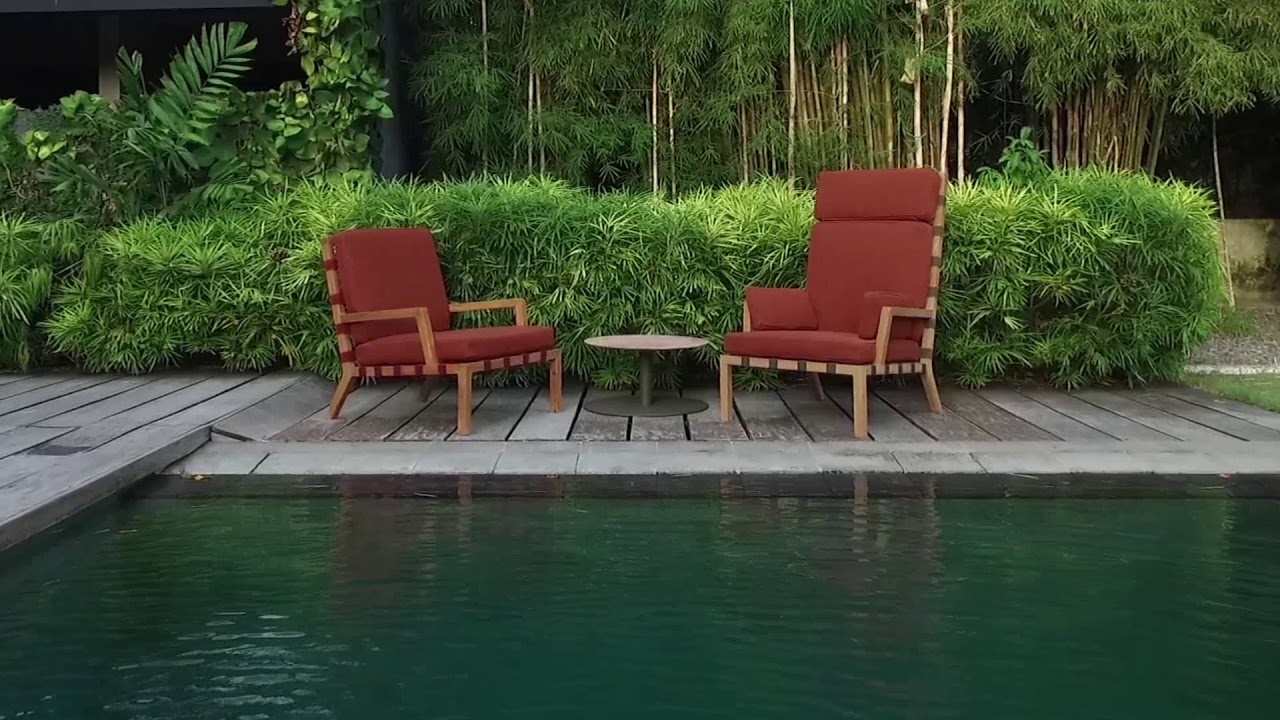Strap Outdoor Teak Lounge Furniture