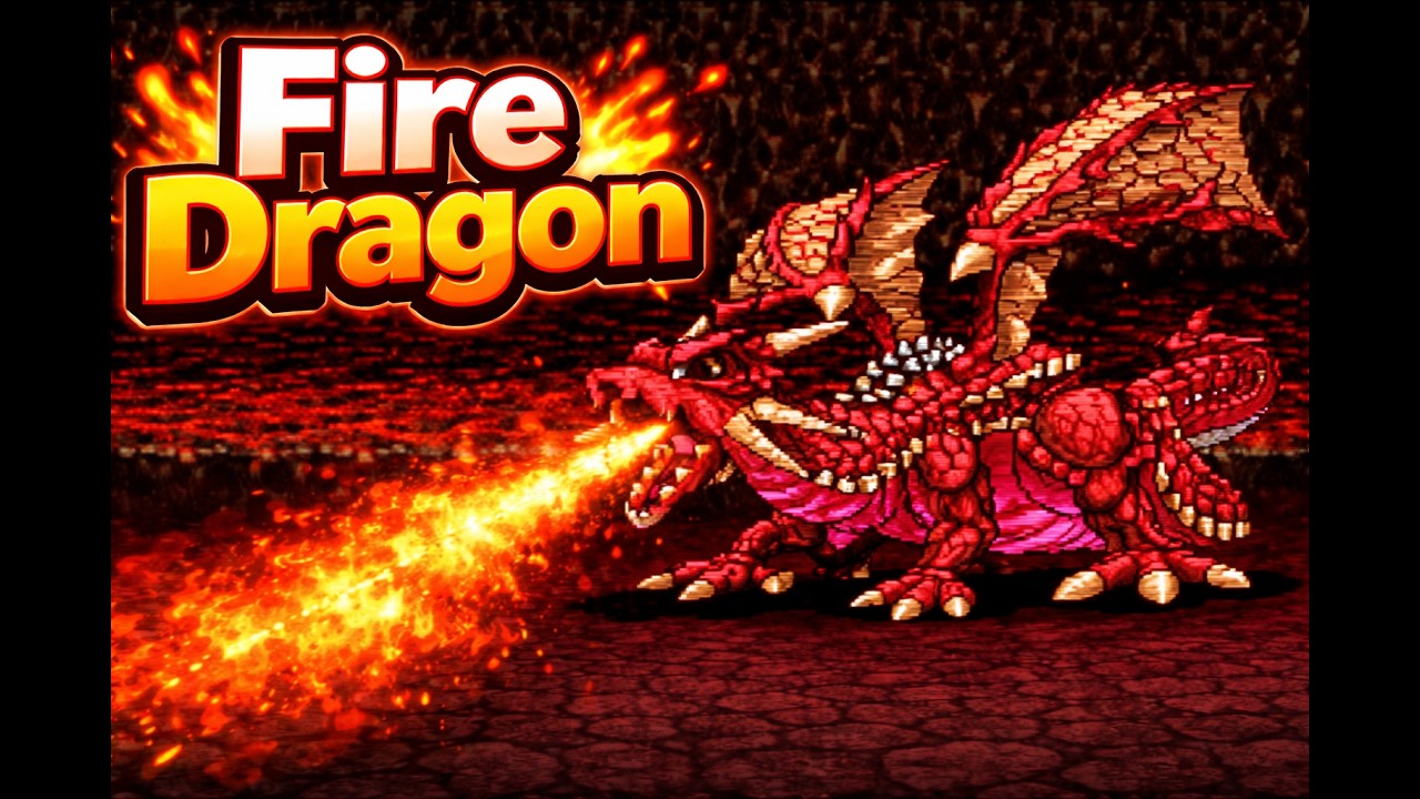 Lufia II Gameplay - Boss Battle: Fire Dragon