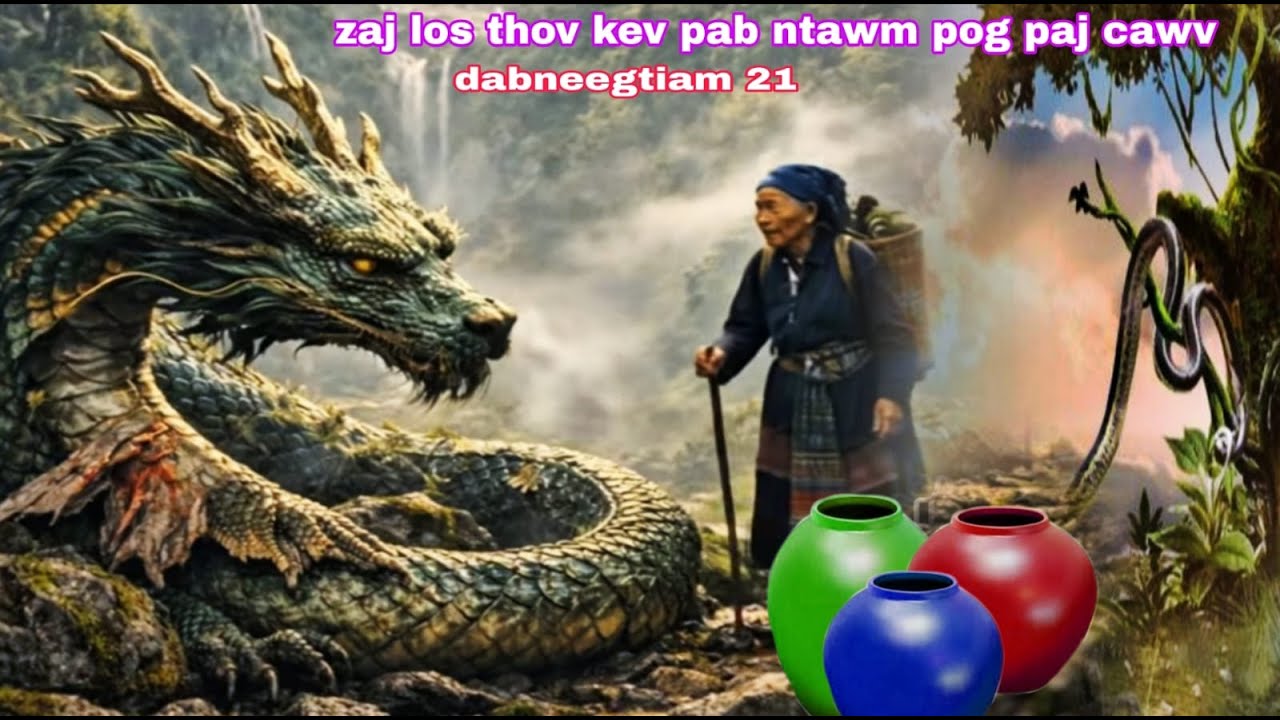 zaj los thov pog paj cawv kho zaj ( QUB DAB NEEG )